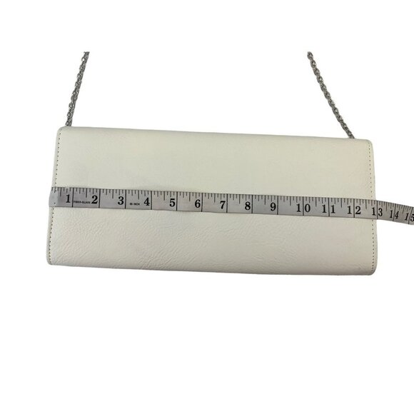 Women's White & Silver Clutch Purse - Picture 7 of 7
